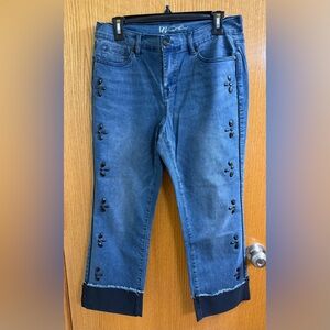 D2G Diane Gilman Embellished Jeans NWOT Size 12P